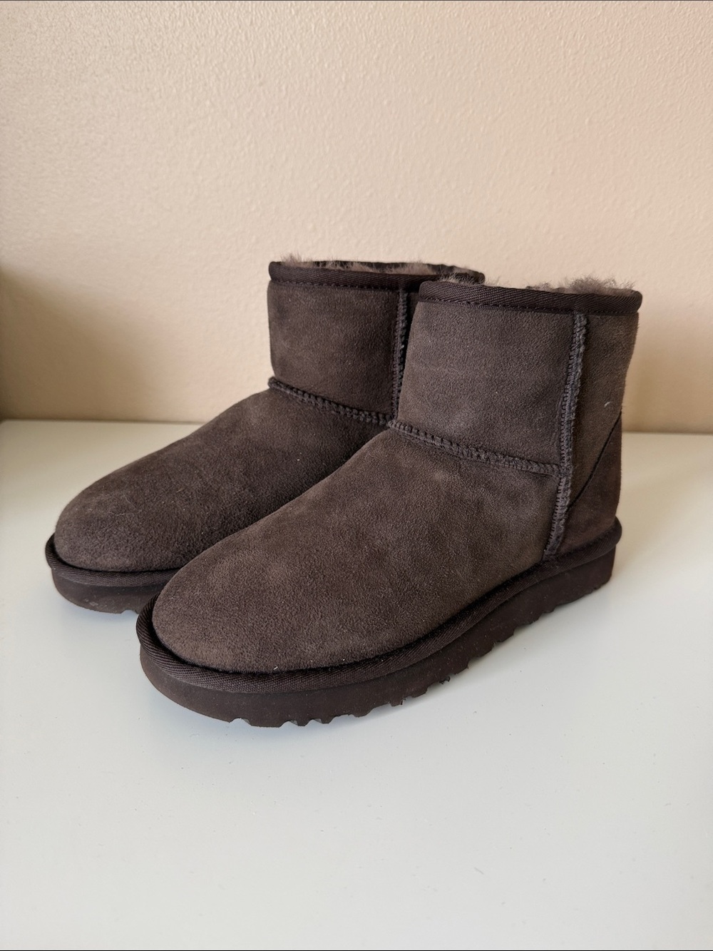 UGG Chocolate Mini Boots 6